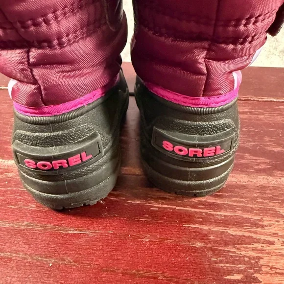 Sorel Kid's Snow Commander Waterproof Winter Boots Size 5 - Picture 5 of 11